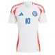 Chile Alexis Sanchez #10 Tricou Fotbal Replică Copa America 2024 Barbati Deplasare